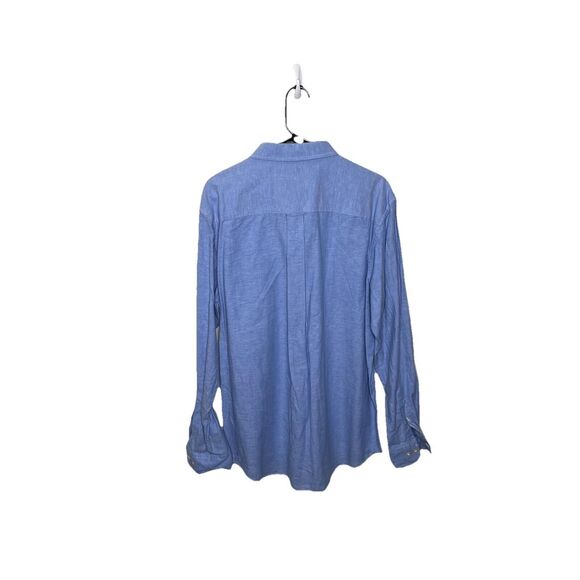 Saddlebred Classic Fit Light Blue Button Up Long Shirt Men’s Size Large New NWT - Picture 4 of 6